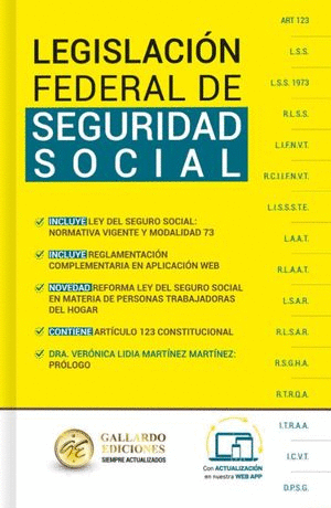 LEGISLACIÓN FEDERAL ESPECIALIZADA DE SEGURIDAD SOCIAL