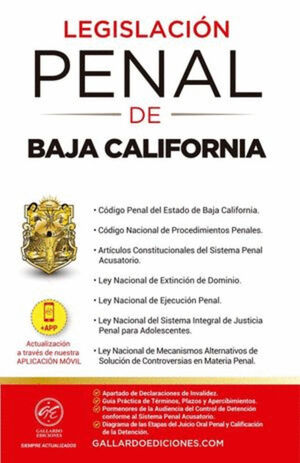 LEGISLACIÓN PENAL DE BAJA CALIFORNIA 2026