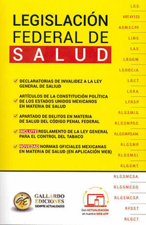 LEGISLACIÓN FEDERAL DE SALUD
