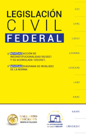LEGISLACIÓN CIVIL FEDERAL 2023
