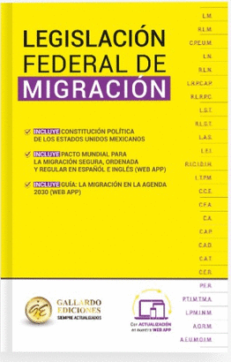 LEGISLACIÓN FEDERAL DE MIGRACIÓN