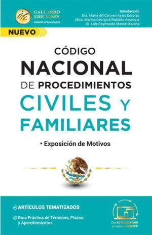 CÓDIGO NACIONAL DE PROCEDIMIENTOS CIVILES Y FAMILIARES 2026