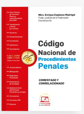 CÓDIGO NACIONAL DE PROCEDIMIENTOS PENALES, COMENTADO, CORRELACIONADO
