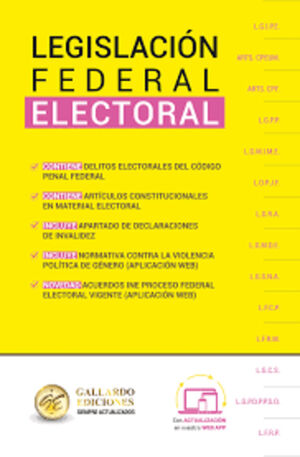 LEGISLACIÓN FEDERAL ELECTORAL