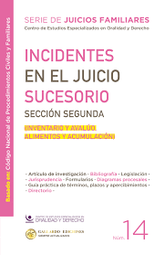INCIDENTES EN EL JUICIO SUCESORIO SECCIÓN SEGUNDA