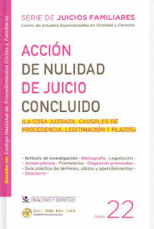 ACCIÓN DE NULIDAD DE JUICIO CONCLUIDO