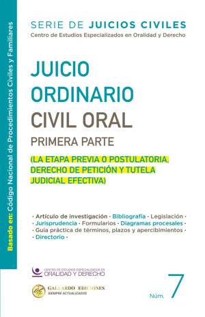 JUICIO ORDINARIO CIVIL ORAL PRIMERA PARTE