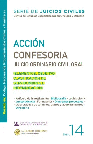 ACCIÓN CONFESORIA / JUICIO ORDINARIO CIVIL ORAL. NÚM. 14 / 2025