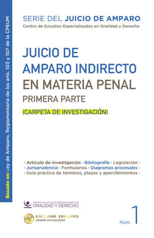 JUICIO DE AMPARO INDIRECTO EN MATERIA PENAL NUM 1