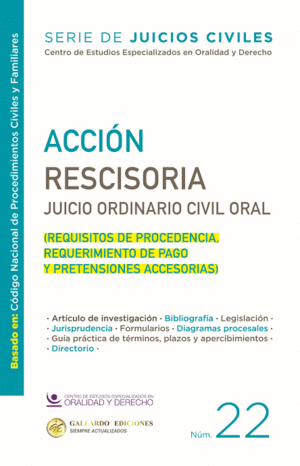 ACCION RESCISORIA NUM 22