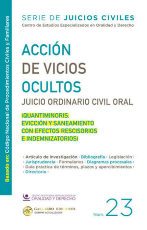 ACCION DE VICIOS OCULTOS NUM 23