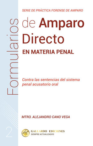 FORMULARIOS DE AMPARO DIRECTO EN MATERIA PENAL 2