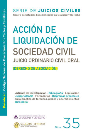 ACCIÓN DE LIQUIDACIÓN DE SOCIEDAD CIVIL