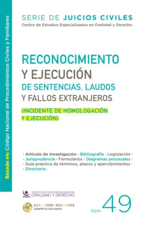 RECONOCIMIENTO Y EJECUCIÓN DE SENTENCIAS, LAUDOS Y FALLOS EXTRANJEROS