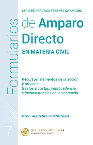FORMULARIOS DE AMPARO DIRECTO EN MATERIA CIVIL