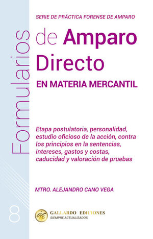 FORMULARIOS DE AMPARO DIRECTO EN MATERIA MERCANTIL