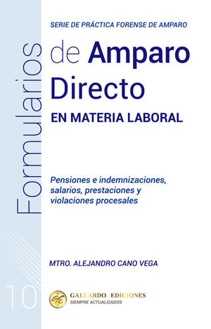 FORMULARIOS EN AMPARO DIRECTO EN MATERIA LABORAL