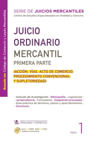 JUICIO ORDINARIO MERCANTIL PRIMERA PARTE