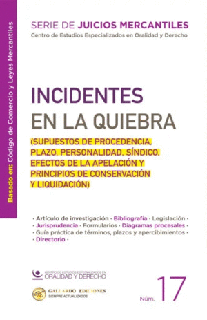 INCIDENTES EN LA QUIEBRA