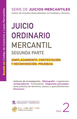 JUICIO ORDINARIO MERCANTIL SEGUNDA PARTE