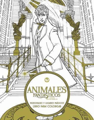 PERSONAJES Y LUGARES MAGICOS LIBRO PARA COLOREAR
