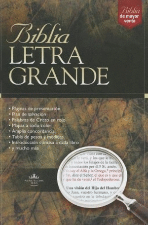BIBLIA LETRA GRANDE (REINA VALERA 1960). IMITACION PIEL NEGRA