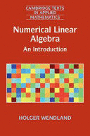 NUMERICAL LINEAR ALGEBRA