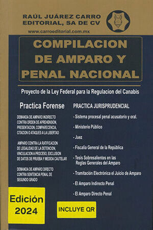 COMPILACIÓN DE AMPARO Y PENAL NACIONAL 47 ED. 2024