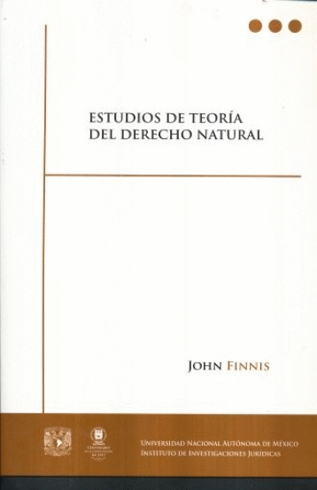 ESTUDIOS DE TEORIA DEL DERECHO NATURAL