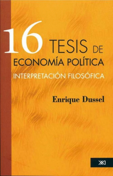 16 TESIS DE ECONOMÍA POLÍTICA