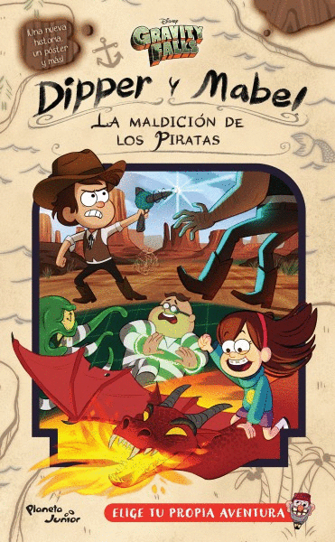 GRAVITY FALLS. DIPPER Y MABEL. LA MALDICION DE LOS PIRATAS