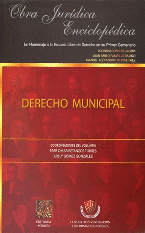 DERECHO MUNICIPAL