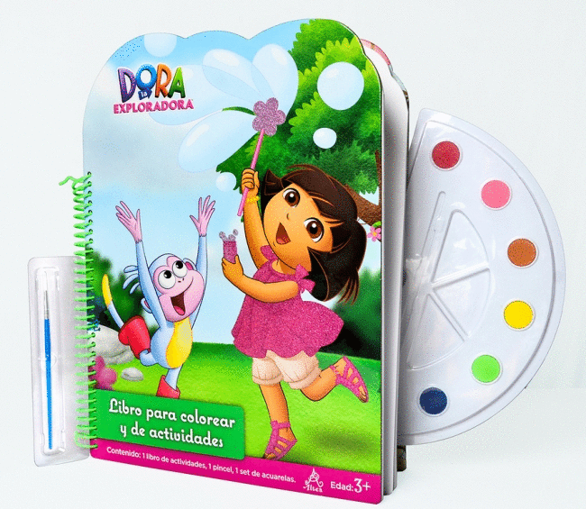 LIBRO DE COLOREAR Y DE ACTIVIDADES. DORA LA EXPLORADORA