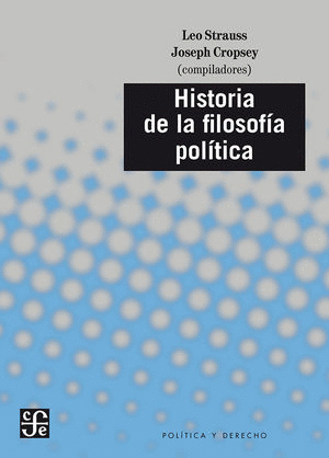 HISTORIA DE LA FILOSOFÍA POLÍTICA