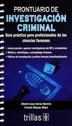 PRONTUARIO DE INVESTIGACION CRIMINAL