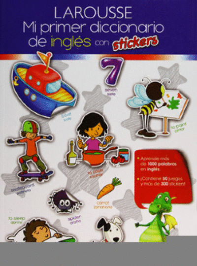 MI PRIMER DICCIONARIO DE INGLES CON STICKERS