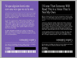 SÉ QUE ALGUIEN LEERÁ ESTO CON UNA VOZ QUE NO ES MÍA