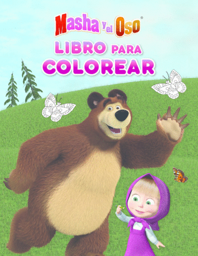 MASHA Y EL OSO. LIBRO PARA COLOREAR CON ACTIVIDADES