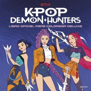 KPOP DEMON HUNTERS LIBRO PARA COLOREAR