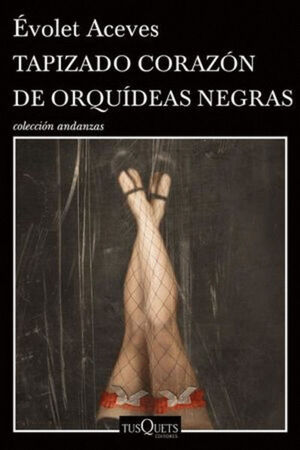 TAPIZADO CORAZÓN DE ORQUÍDEAS NEGRAS