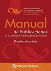MANUAL DE PUBLICACIONES DE LA AMERICAN PSYCHOLOGICAL ASSOCIATION
