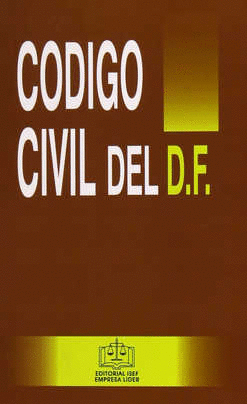 CODIGO CIVIL DEL DISTRITO FEDERAL 2019