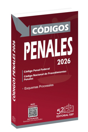 CÓDIGOS PENAL FEDERAL Y NACIONAL DE PROCEDIMIENTOS PENALES 2026 ( BOLSILLO)