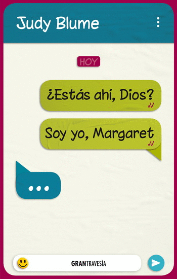 ¿ESTAS AHI DIOS? SOY YO MARGARET