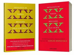 PAQUETE ANTOLOGÍA DE POESÍA MEXICANA, SIGLOS XIX Y XX / 2 VOLS.