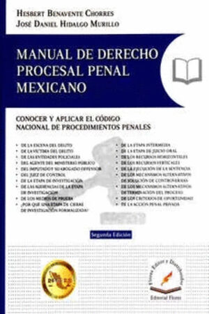 MANUAL DE DERECHO PROCESAL PENAL MEXICANO