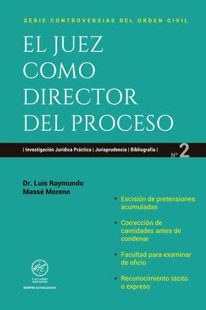 JUEZ COMO DIRECTOR DEL PROCESO, EL