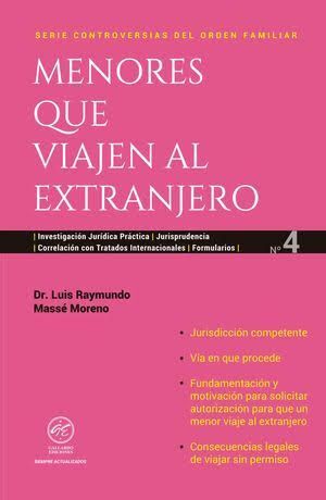 MENORES QUE VIAJEN AL EXTRANJERO