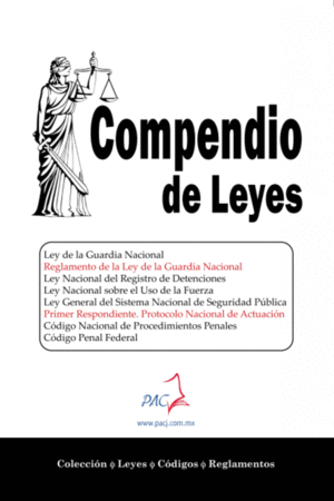 COMPENDIO DE LEYES DE LA GUARDIA NACIONAL