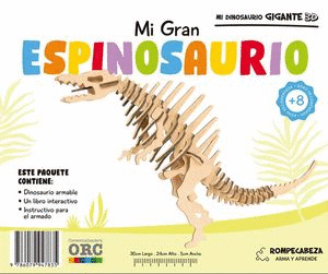 MI DINOSAURIO GIGANTE 3D. MI GRAN ESPINOSAURIO